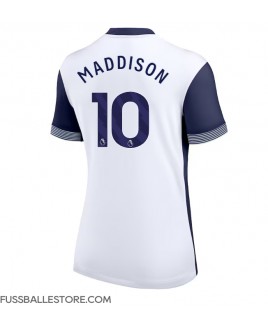 Günstige Tottenham Hotspur James Maddison #10 Heimtrikot Damen 2024-25 Kurzarm